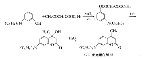 4 -甲基- 7取代氨基香豆素?zé)晒庠霭讋┑暮铣? title=